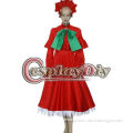 Fashion custom-made Rozen Maiden Shinku Pure Ruby Cosplay Costume